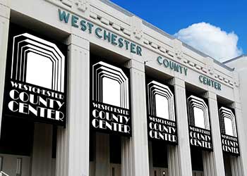 front facade of County Center Building