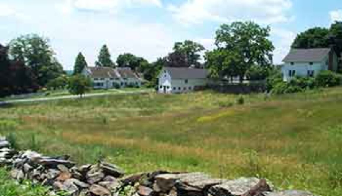 scenic image of Hilltop buildings in distance