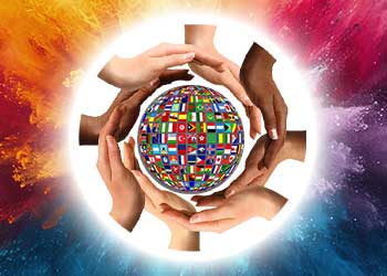 SE_heritagecultrfest image of hands surrounding a globe covered in country flags