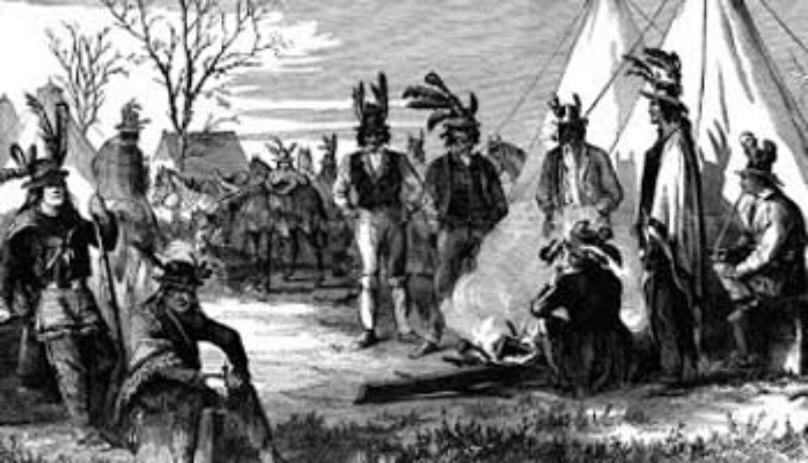 illustration of Lenape tribe