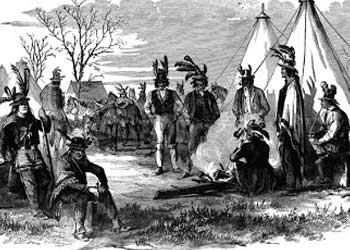 illustration of Lenape tribe