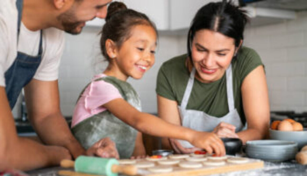 family cooking